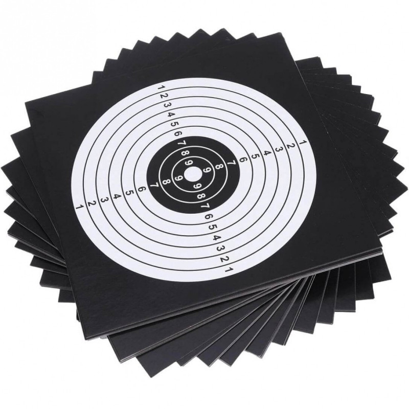Paper target BORNER Black/White 14x14 cm 1pcs (H1405) 
