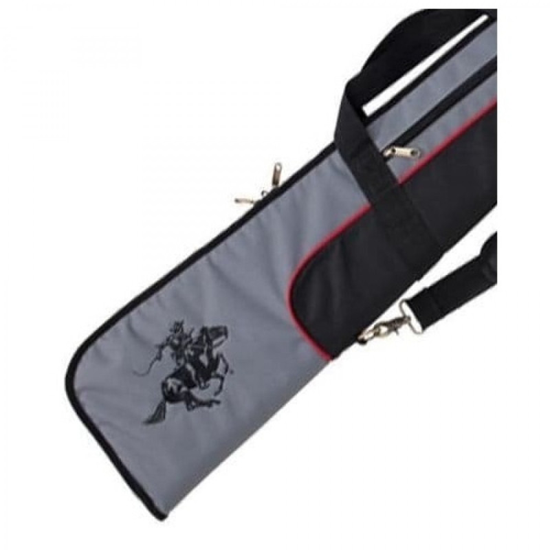 Soft Case Winchester field, 132cm (black/grey)