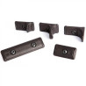 Sig Sauer M400 Tread uokso atramos MLOK rinkinys (KIT-TRD-GRIP-FORWARD-BLK)