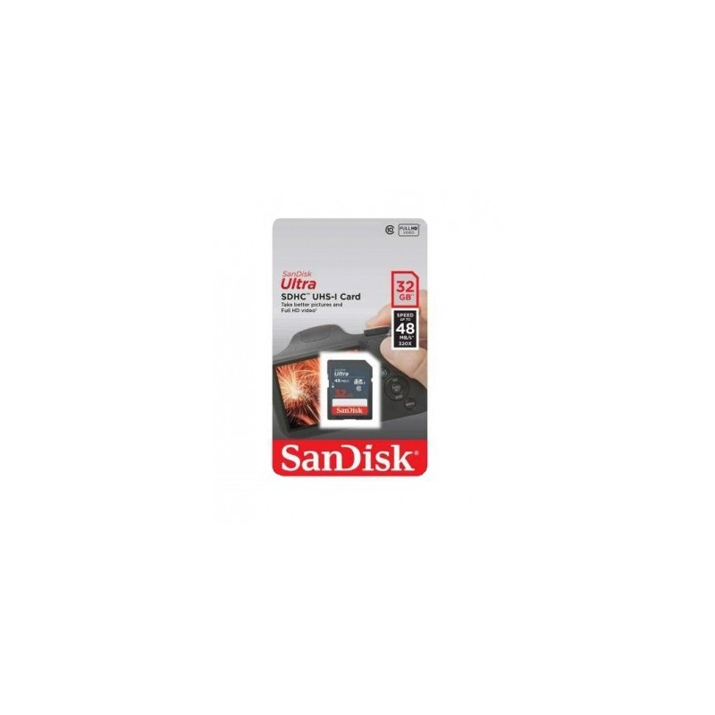 Atminties kortelė SanDisk Ultra SDHC 32 GB 48 MB/s