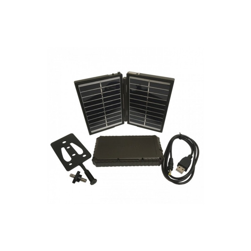 Solar charger with portable battery