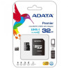 Atminties kortelė ADATA 32GB Class 10 UHS-1 (U1) su SD adapteriu (MICROSD/32GB-