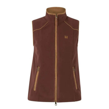 Women waistcoat HARKILA Sandhem 200 (Burgundy)