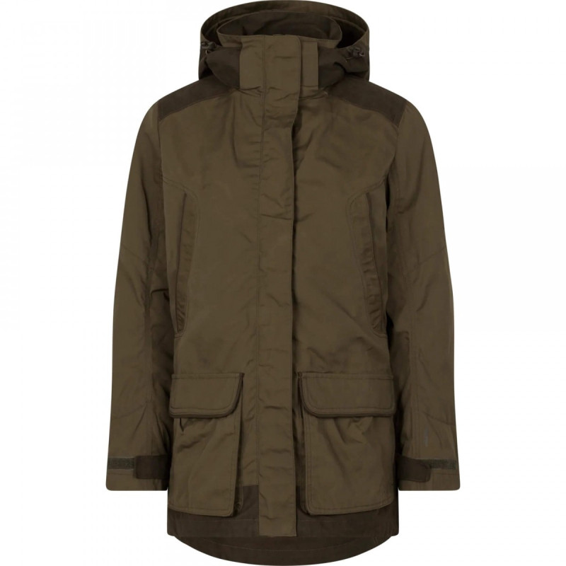 Moteriška striukė SEELAND Key-Point Kora (Pine green/Dark brown)