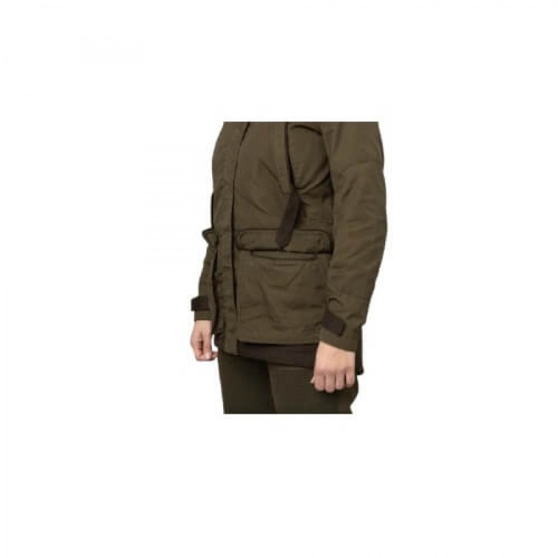 Moteriška striukė SEELAND Key-Point Kora (Pine green/Dark brown)