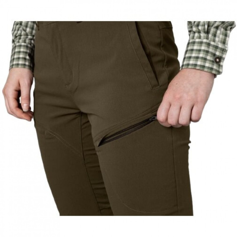 Moteriškos kelnės HARKILA Retrieve Light (Dark warm olive)