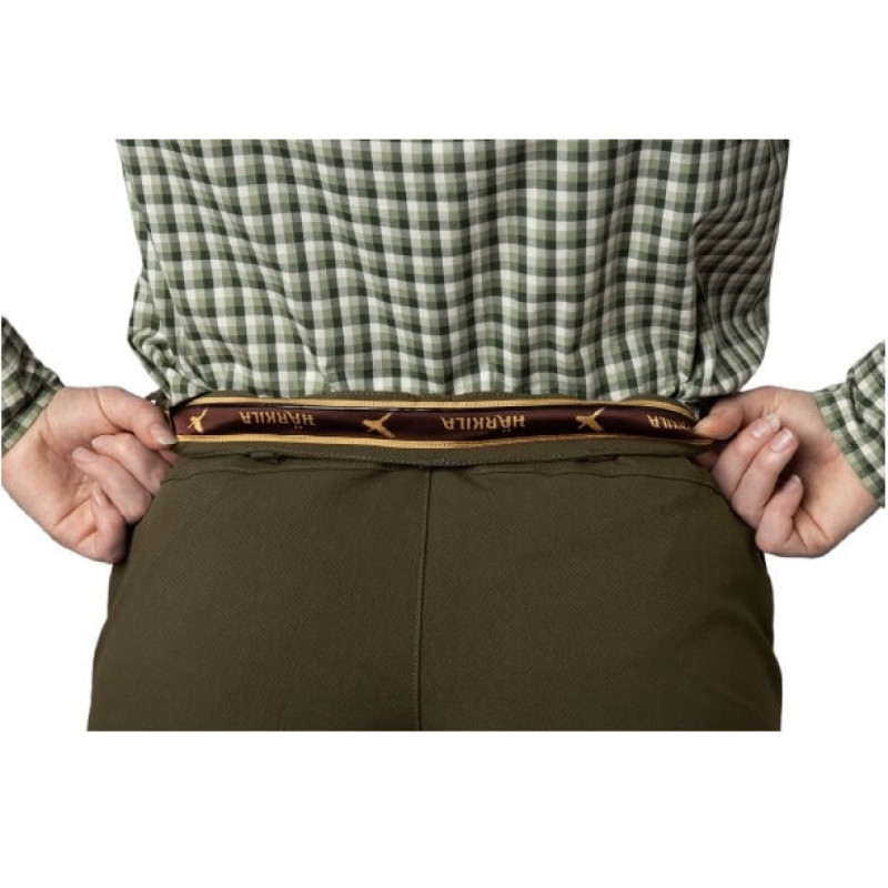 Women trousers HARKILA Retrieve Light (Dark warm olive)