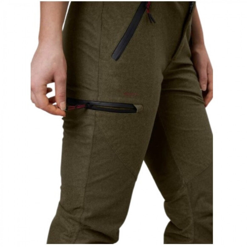 Moteriškos kelnės SEELAND Avail (Pine green melange)
