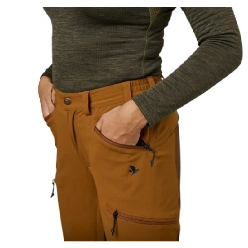 Moteriškos kelnės SEELAND Larch stretch (Deep Claret/Grey)