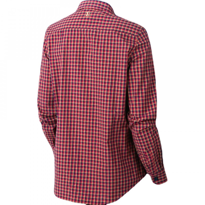 Marškiniai HARKILA Selja Lady L/S (cherry red check)
