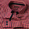 Marškiniai HARKILA Selja Lady L/S (cherry red check)