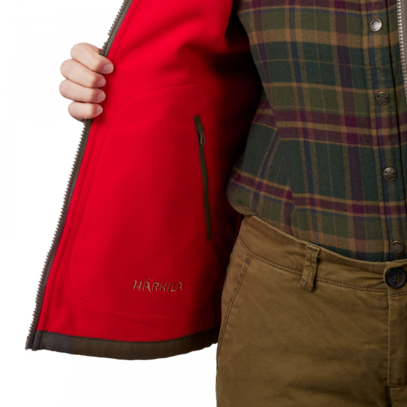 Harkila džemperis Kamko fleece Woman (Brown/Red)