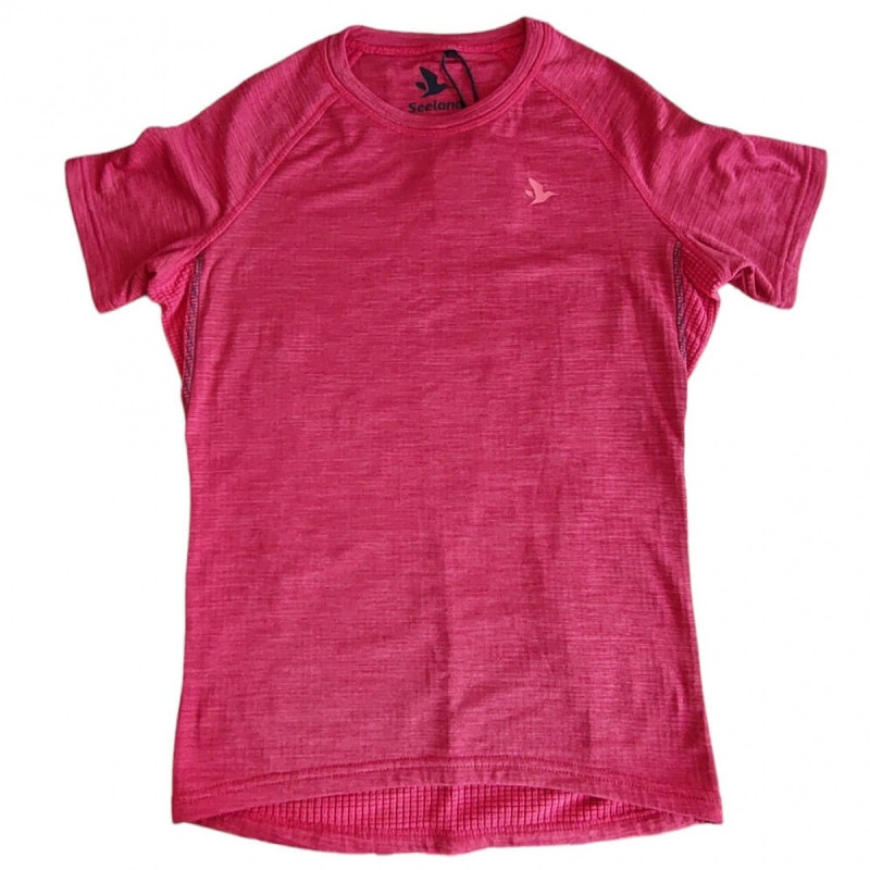 Moteriški marškinėliai SEELAND Active S/S (Deep claret)