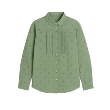 Women shirt SEELAND Grace (Bok choy duck print)