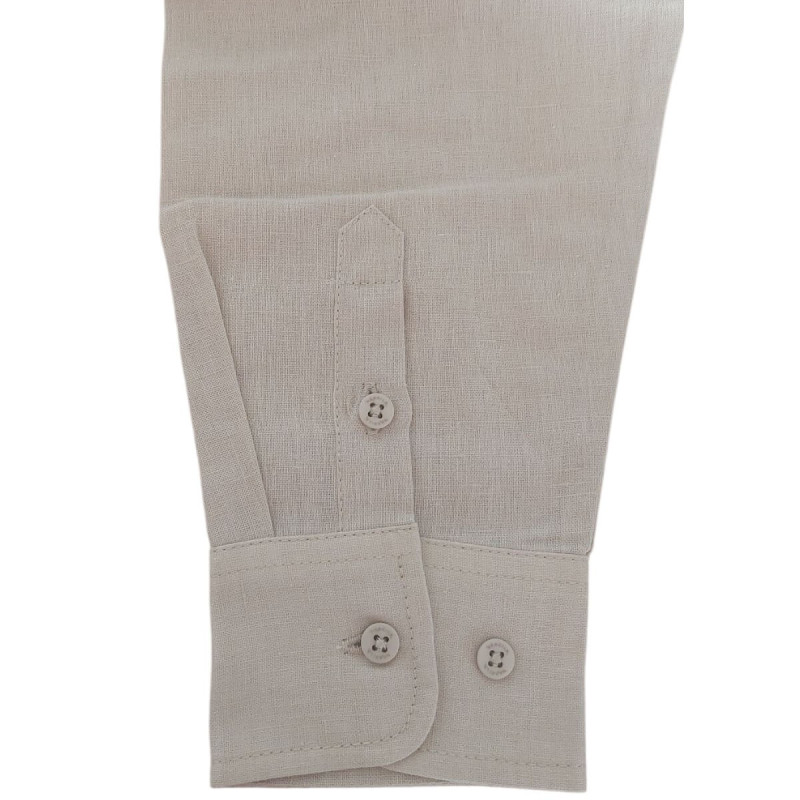 Women shirt HARKILA Aslaug linen (Peyote grey)