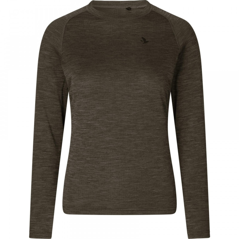 Women t-shirt SEELAND Active L/S (Meteorite)