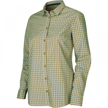 Women shirt HARKILA Retrieve (Duffel green)