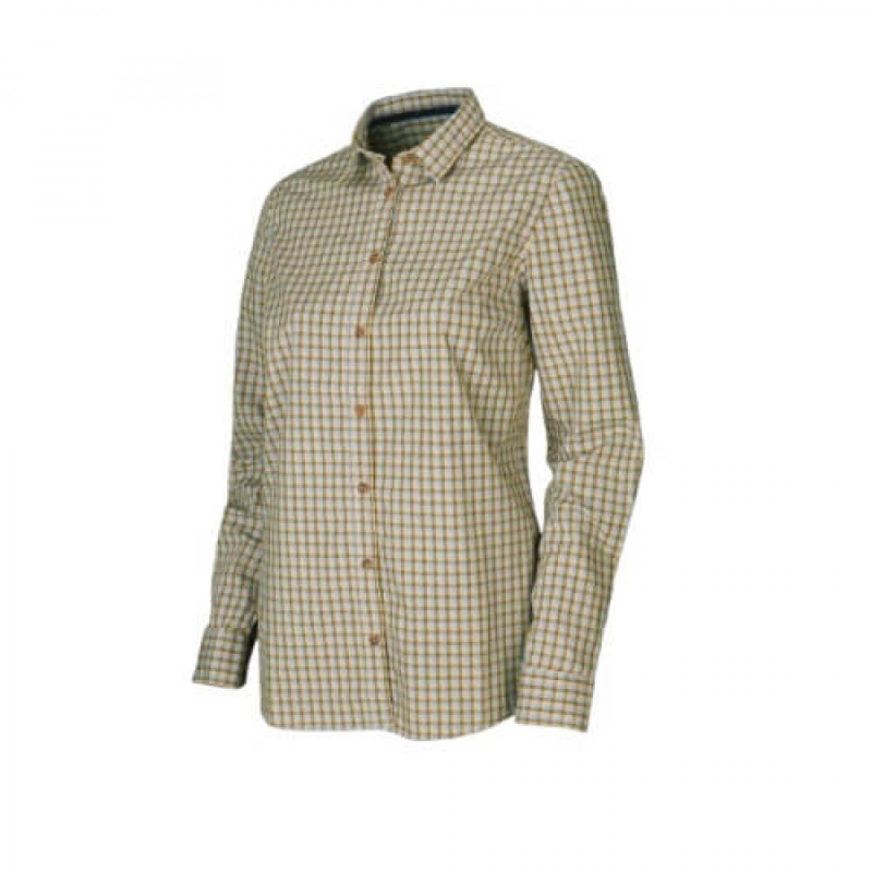 Women shirt HARKILA Retrieve (Brown granite)