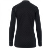 Moteriški marškinėliai Thermowave Merino Xtreme (black/dark grey melange)