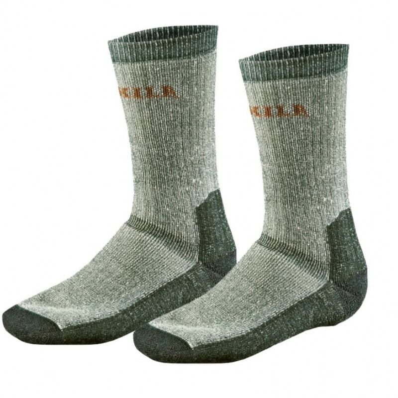 Kojinės HARKILA Expedition (Grey/Green)