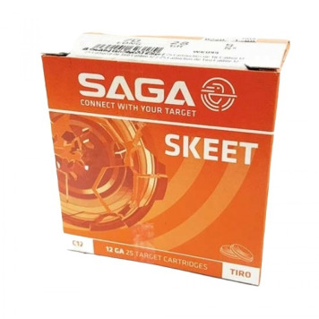 Šoviniai SAGA SKEET 24 Kal. 12/70 24g. 2 mm No. 9