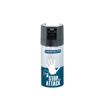 Dujų balionėlis PERFECTA STOP Attack CS (rūkas) 40 ml (2.1902)