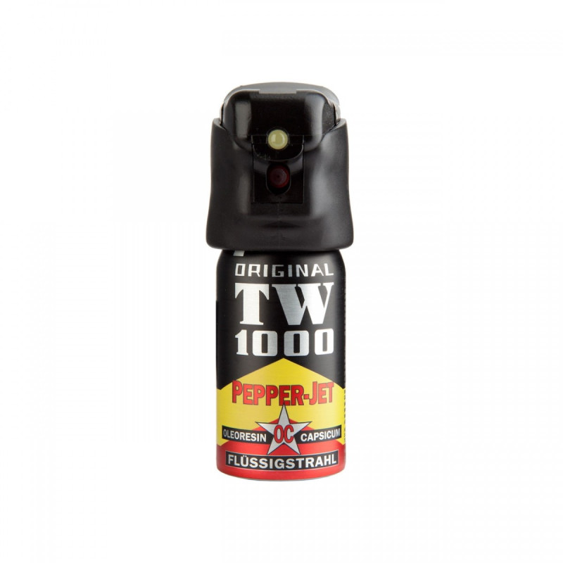 Dujų balionėlis TW1000 Pepper-Jet Man with LED light 40 ml L213