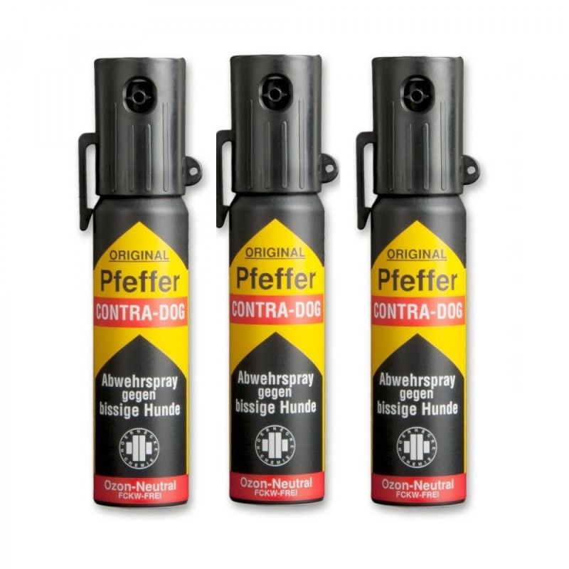 Dujų balionėlis TW1000 Pfeffer Contra-Dog with clip 30ml (733)