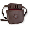Cartridges holder on the waist leather, brown