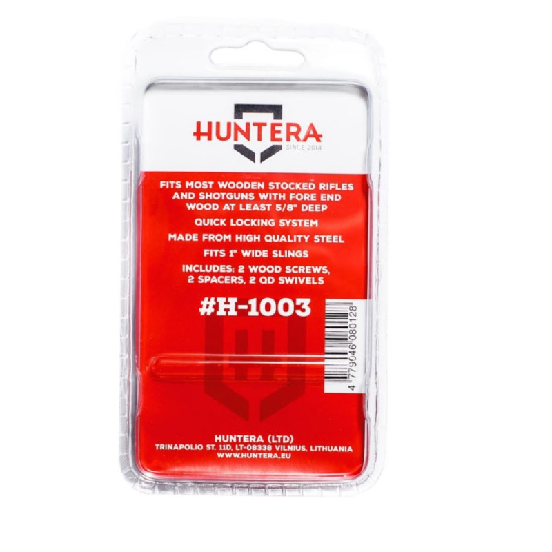 Shotgun Swivel Set with Wood Screws Huntera H-1003