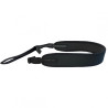 Gun sling Huntera black with suede leather details 79-110 cm HDI101BL