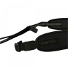 Gun sling Huntera black with suede leather details 79-110 cm HDI101BL