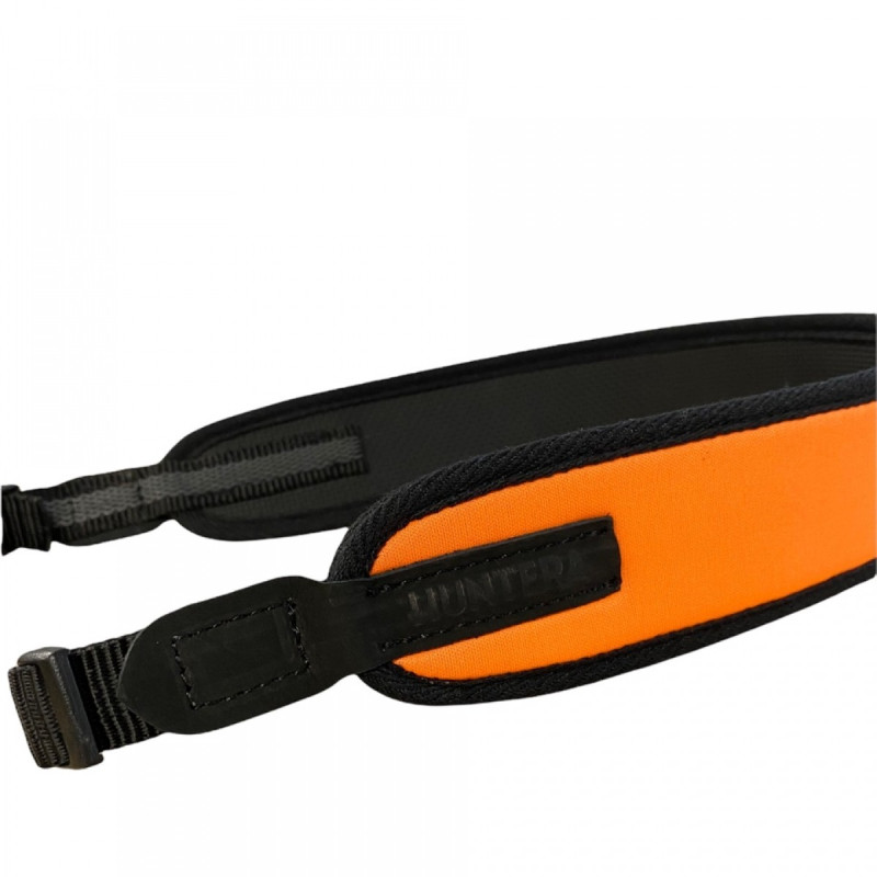 Gun Sling Huntera Orange With Suede Leather Details 79-110cm HDI101OR