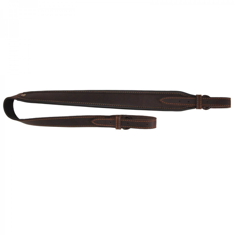 Gun sling AKAH leather, anti slip, 103cm (brown)