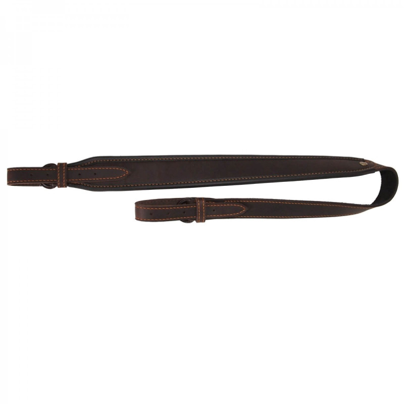 Gun sling AKAH leather, anti slip, 103cm (brown)