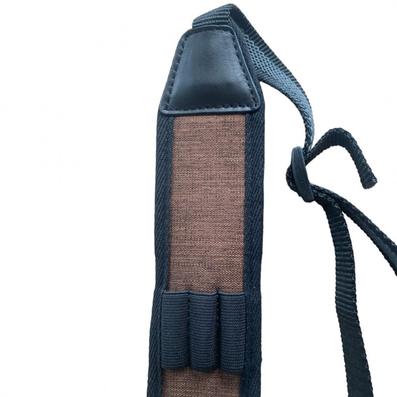 Gun sling HUNTERA with cartridges holder 79x6 cm (brown) HDI401BR