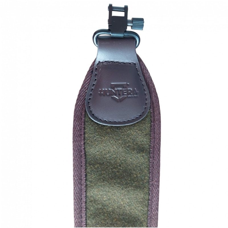 Gun sling HUNTERA with Blaser 3mm swivels (119x7cm) HDI211GR (green)