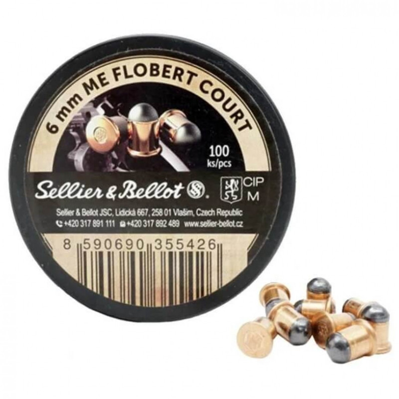 Šoviniai SB kal. 6mm Flobert buki ME short 1.05g/16gr (100vnt)