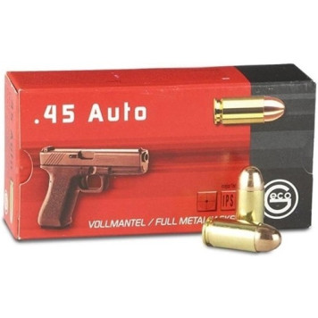 Šoviniai Geco .45 Auto 14,9 g. FMJ.