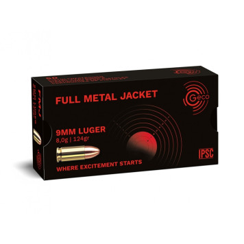 Šoviniai GECO 9mm Luger 8,0g., 124gr. 2318629