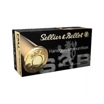 Šoviniai Sellier&Bellot kal. 357 Mag FMJ 10,25g