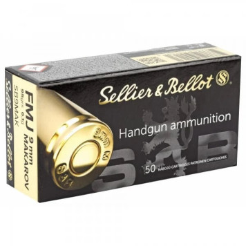 Šoviniai Sellier&Bellot 9mm MAKAROV FMJ 6.1g