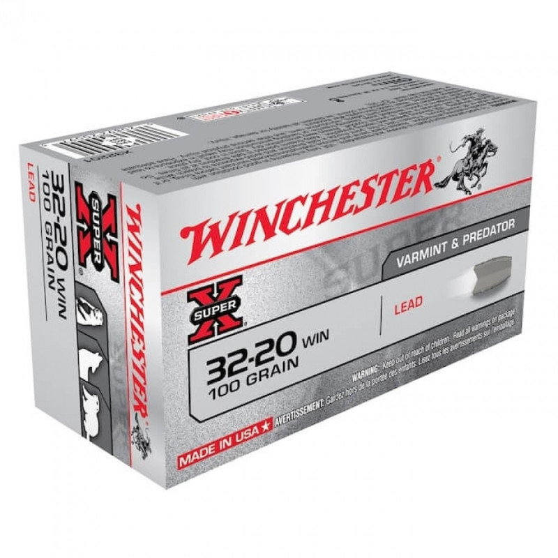 Šoviniai WINCHESTER kal. 32-20 100gr X32201