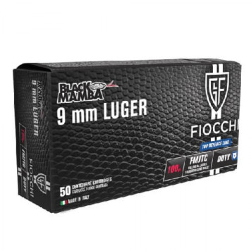 Šoviniai FIOCCHI Black Mamba kal. 9 mm Luger FMJTC (709412)