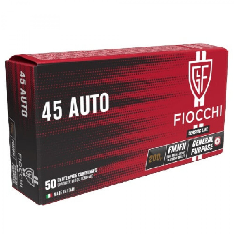 Šoviniai FIOCCHI kal. 45 AUTO FMJFN (701146)