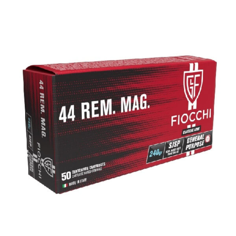 Šoviniai FIOCCHI kal.44 Rem. Magnum SJSP (700445)