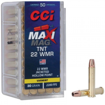 Šoviniai CCI Maxi Mag TNT kal. 22 WMR Varmint 30gr (MRP8202023/620063) 50vnt