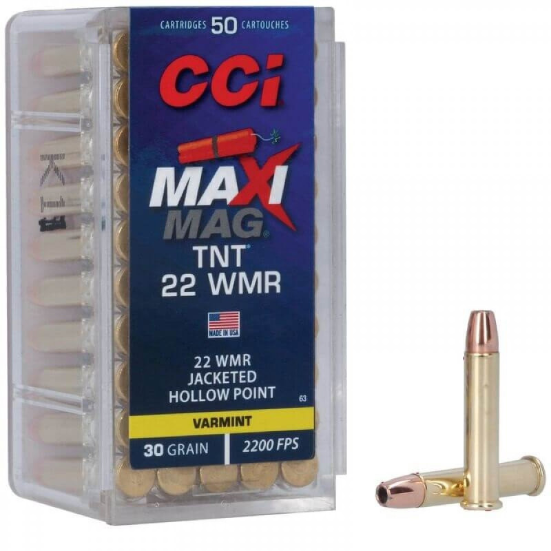 Šoviniai CCI Maxi Mag TNT kal. 22 WMR Varmint 30gr (MRP8202023/620063) 50vnt