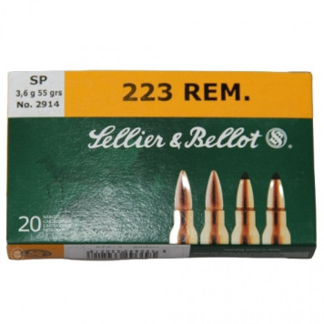 Šoviniai Sellier&Bellot 223 REM SP 3.6 g