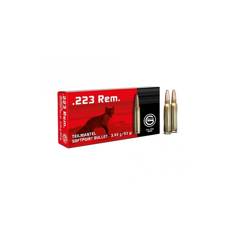 Šoviniai GECO kal. 223 Rem 3,43g/53gr SP 2413470